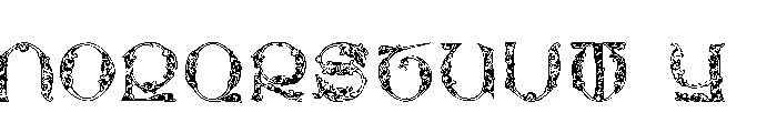 Zainer Initials45mm Font UPPERCASE