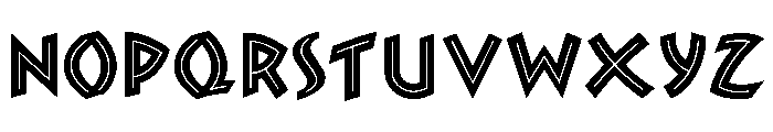 Zambesi Regular Font LOWERCASE