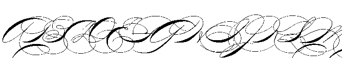 Zaner Four Font UPPERCASE