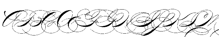 Zaner Regular Font UPPERCASE