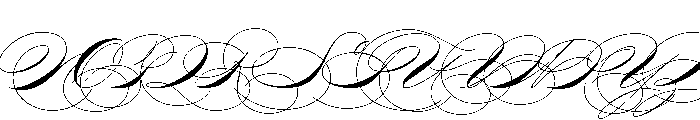 Zaner Regular Font UPPERCASE
