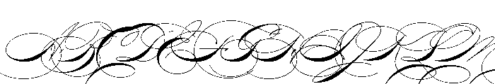 Zaner Two Font UPPERCASE