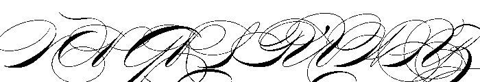 Zaner Two Font UPPERCASE