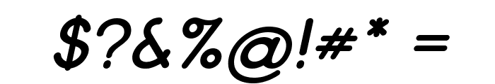 Zadoka-BoldItalic Font OTHER CHARS