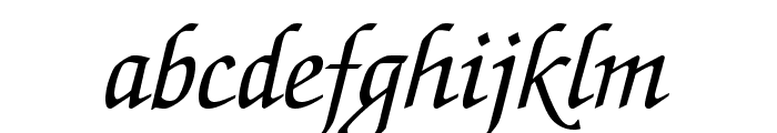ZapfChanceryStd-Italic Font LOWERCASE