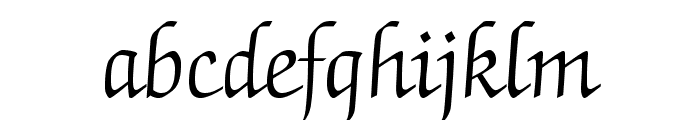 ZapfChanceryStd-Light Font LOWERCASE