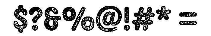 Zebrawood Color Bold Font OTHER CHARS