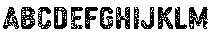 Zebrawood Color Bold Font UPPERCASE