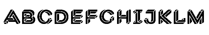 Zebrawood Color Medium Font UPPERCASE