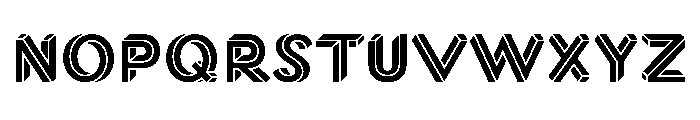 Zebrawood Color Medium Font UPPERCASE