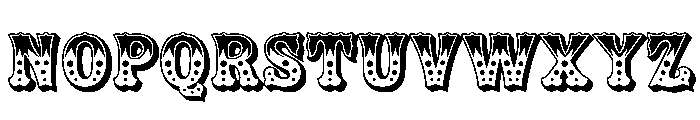 Zebrawood Std Admit One Font UPPERCASE