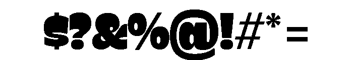 Zeplin VF SouthWest Font OTHER CHARS