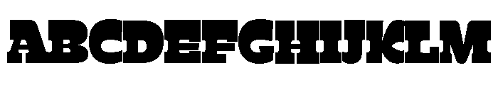 Zeplin VF SouthWest Font UPPERCASE