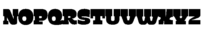 Zeplin VF SouthWest Font UPPERCASE