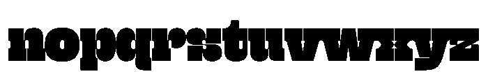 Zeplin Variable Heavy Font LOWERCASE