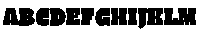 Zeplin Variable Regular Font UPPERCASE
