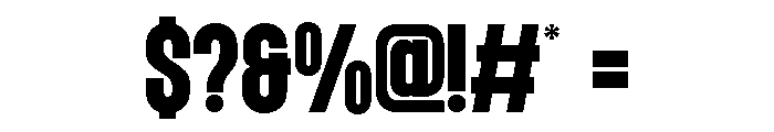 ZENITHA-Regular Font OTHER CHARS