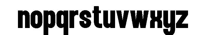 ZENITHA-Regular Font LOWERCASE