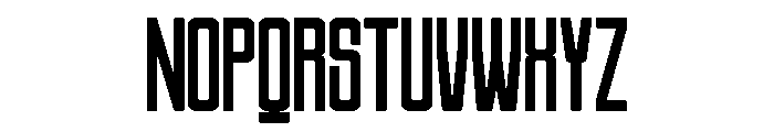 ZENTARO-Bold Font UPPERCASE