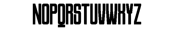 ZENTARO Extra Bold Font UPPERCASE