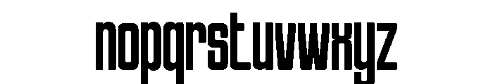 ZENTARO Extra Bold Font LOWERCASE