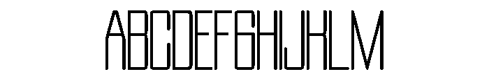 ZENTARO Extra Light Font UPPERCASE