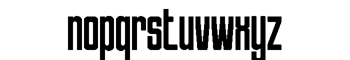 ZENTARO-ExtraBold Font LOWERCASE