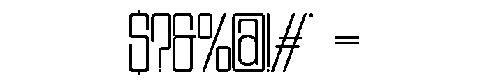 ZENTARO-ExtraLight Font OTHER CHARS