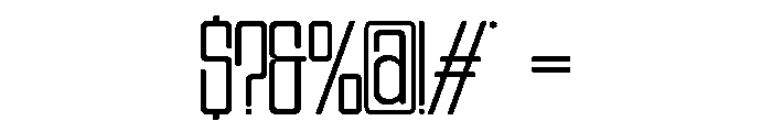 ZENTARO-Light Font OTHER CHARS
