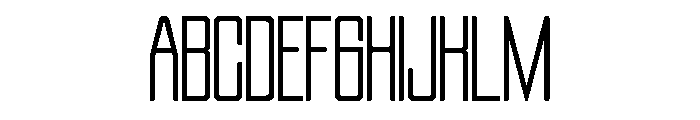 ZENTARO-Light Font UPPERCASE