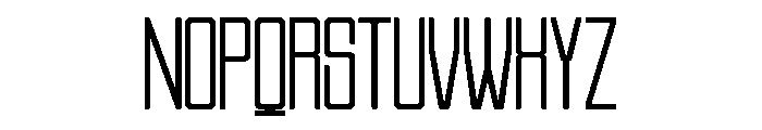 ZENTARO-Light Font UPPERCASE