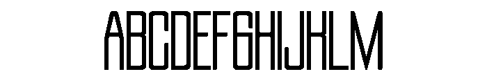 ZENTARO-Regular Font UPPERCASE