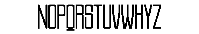 ZENTARO-Regular Font UPPERCASE