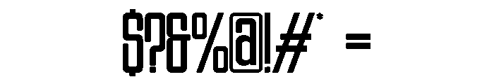 ZENTARO Semi Bold Font OTHER CHARS