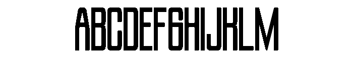 ZENTARO Semi Bold Font UPPERCASE