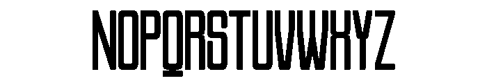 ZENTARO Semi Bold Font UPPERCASE