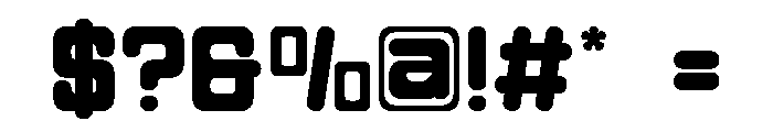 ZENTRONIX Regular Font OTHER CHARS
