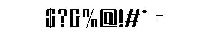 ZENTROVAX-Regular Font OTHER CHARS