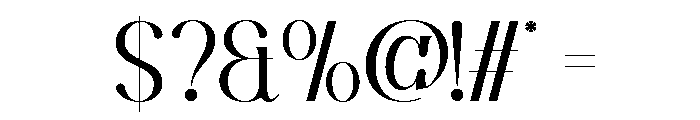ZENTURA-Regular Font OTHER CHARS