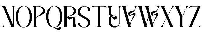 ZENTURA-Regular Font UPPERCASE