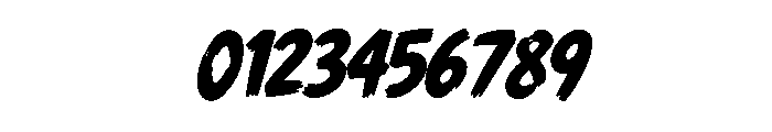 ZEOVRO  MICROH Italic Font OTHER CHARS