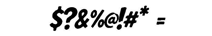 ZEOVRO  MICROH Italic Font OTHER CHARS