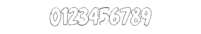 ZEOVRO  MICROH Outline Font OTHER CHARS
