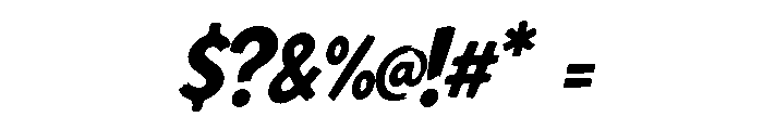 ZEOVROMICROH-Italic Font OTHER CHARS