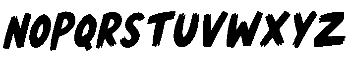 ZEOVROMICROH-Italic Font UPPERCASE