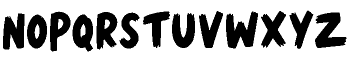 ZEOVROMICROH Font UPPERCASE