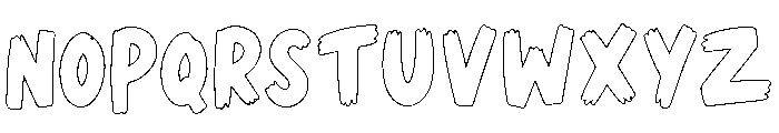 ZEOVROMICROHOutline Font UPPERCASE