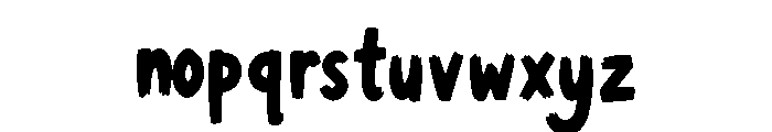 ZEOVROMICROH Font LOWERCASE