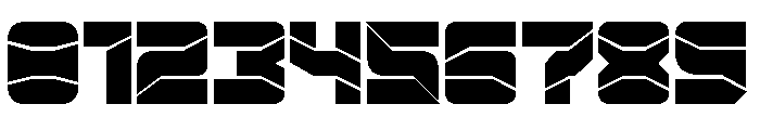 ZERO DIVIDE Bold Font OTHER CHARS