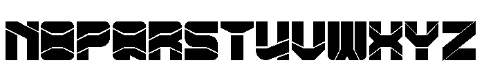 ZERO DIVIDE Bold Font UPPERCASE